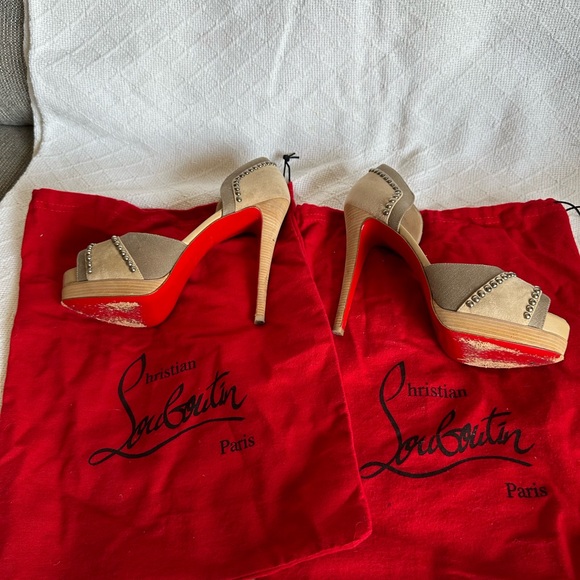 Christian Louboutin Henry D'Orsay Pumps Size US 8.5/EU 39 - Picture 11 of 12